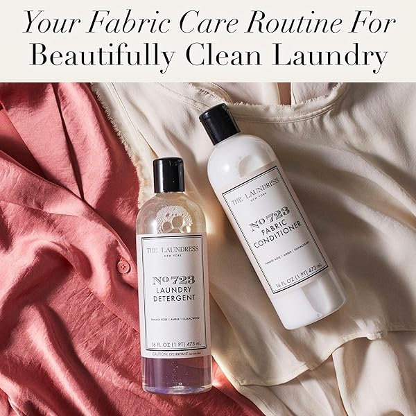 THE LAUNDRESS NO. 723 LAUNDRY DETERGENT, ROSE INSPIRED SCENT, CONCENTRATED LAUNDRY DETERGENT LIQUID, TOUGH ON STAINS, NO. 723 SCENT, 16 OZ.