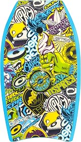 Osprey 33 Inch Bodyboard Kids Beginners Lightweight Deck with Leash Blue view 6