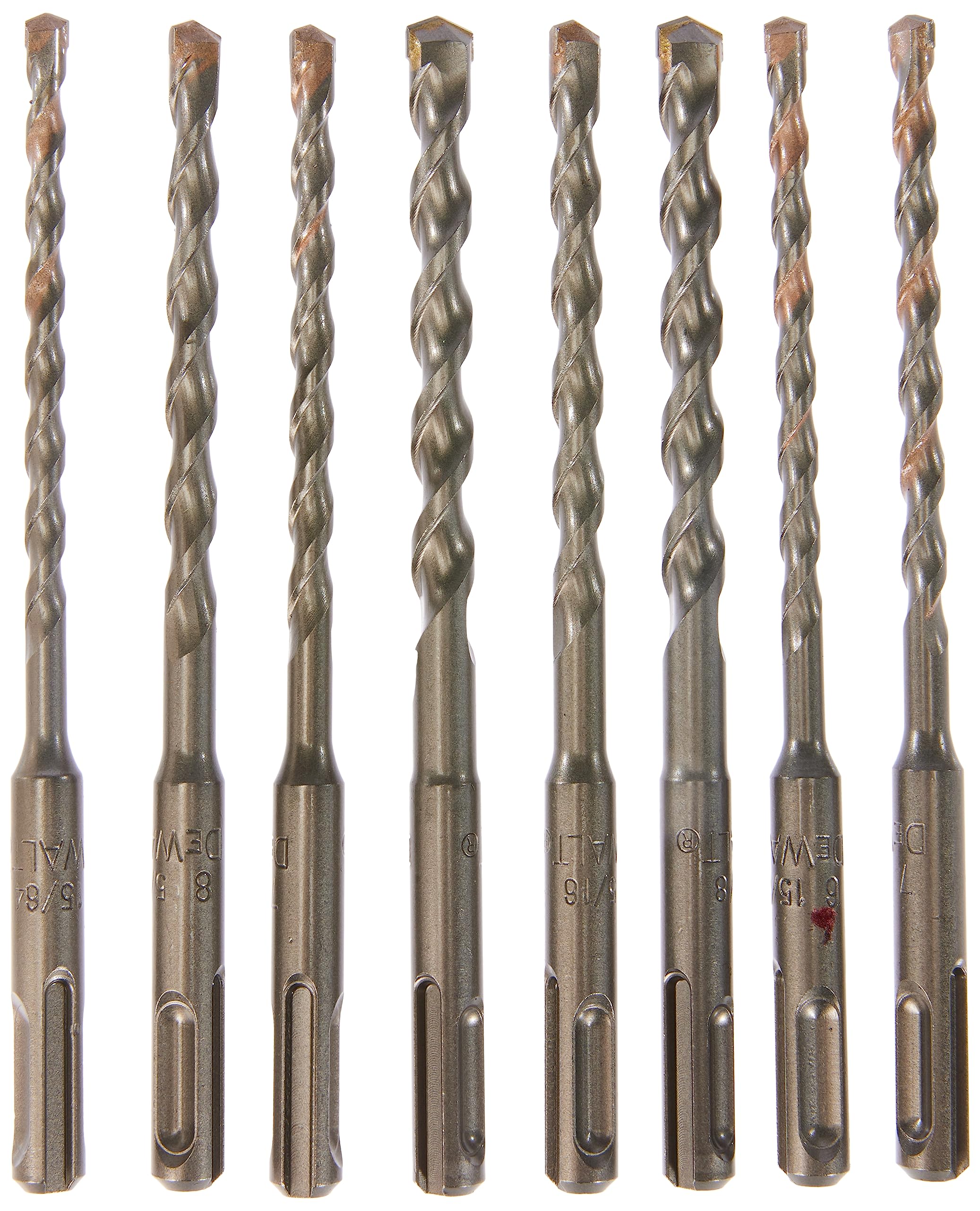 DEWALT DT60300-QZ Hammer Drill Bit Set 8-Piece SDS Plus