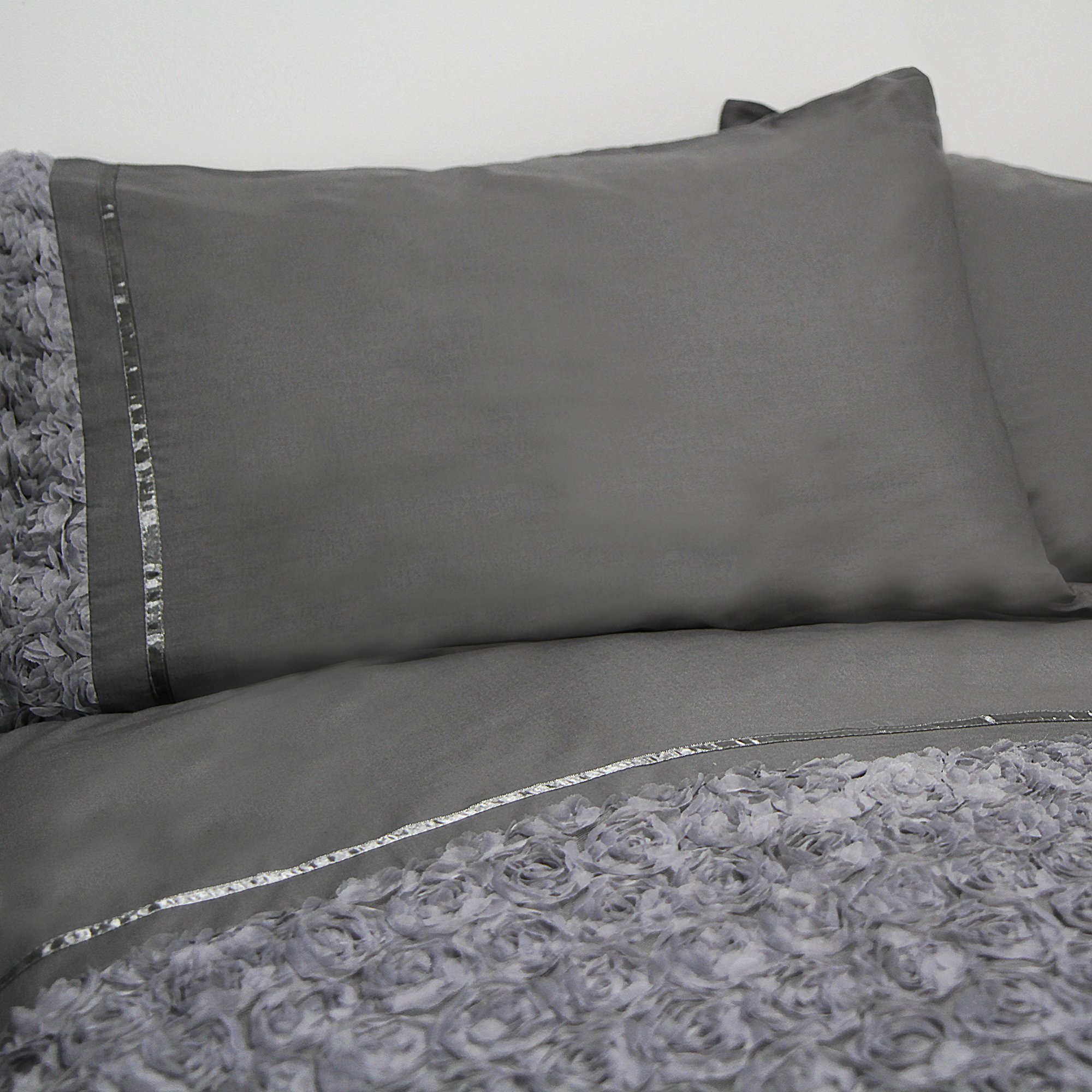 Just Contempo Super King Cotton Blend Rose Floral Chic Duvet Quilt