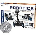 Thames & Kosmos | Robotics Smart Machines: Tracks & Treads | for Kids 8+ | STEM Kit Builds 8 Robots | Color Manual to Help with Assembly | Requires Tablet or Smartphone | Parents' Choice Silver Award