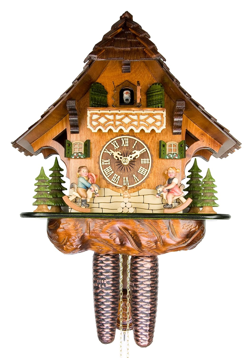 Adolf Herr Cuckoo Clock The Rocking Horses Amazon.co.uk Kitchen & Home