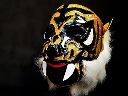 Amazon Com Rafale 666 Tiger Mask Mask Wrestling Mask Luchador Amazon Com Rafale 666 Tiger Mask Mask Wrestling Mask Luchador