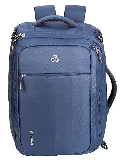 Cosmus Agility Blue Convertible Backpack Messenger Bag Shoulder Bag Laptop Case Handbag Business Briefcase Multi-Functional 3 in 1 Travel Bag Fits 15.6 Inch Laptop