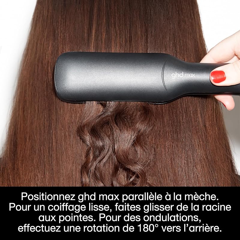 - Lisseur cheveux ghd Max - Fer à lisser professionnel (Noir)