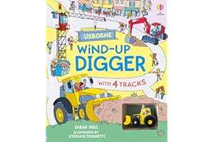 Wind-up Digger: A Toy and Book Gift Featuring a Hands-On Exploration Of Diggers And Construction Sites