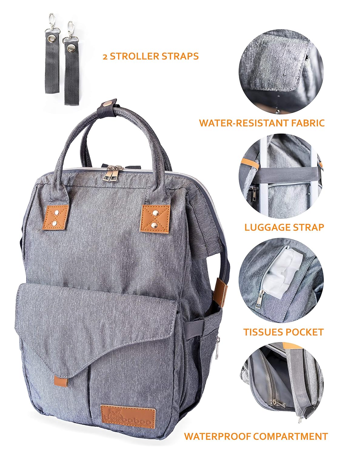 pram straps for changing bags