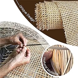 16" Width Rattan Cane Webbing Roll 9 Feet Length