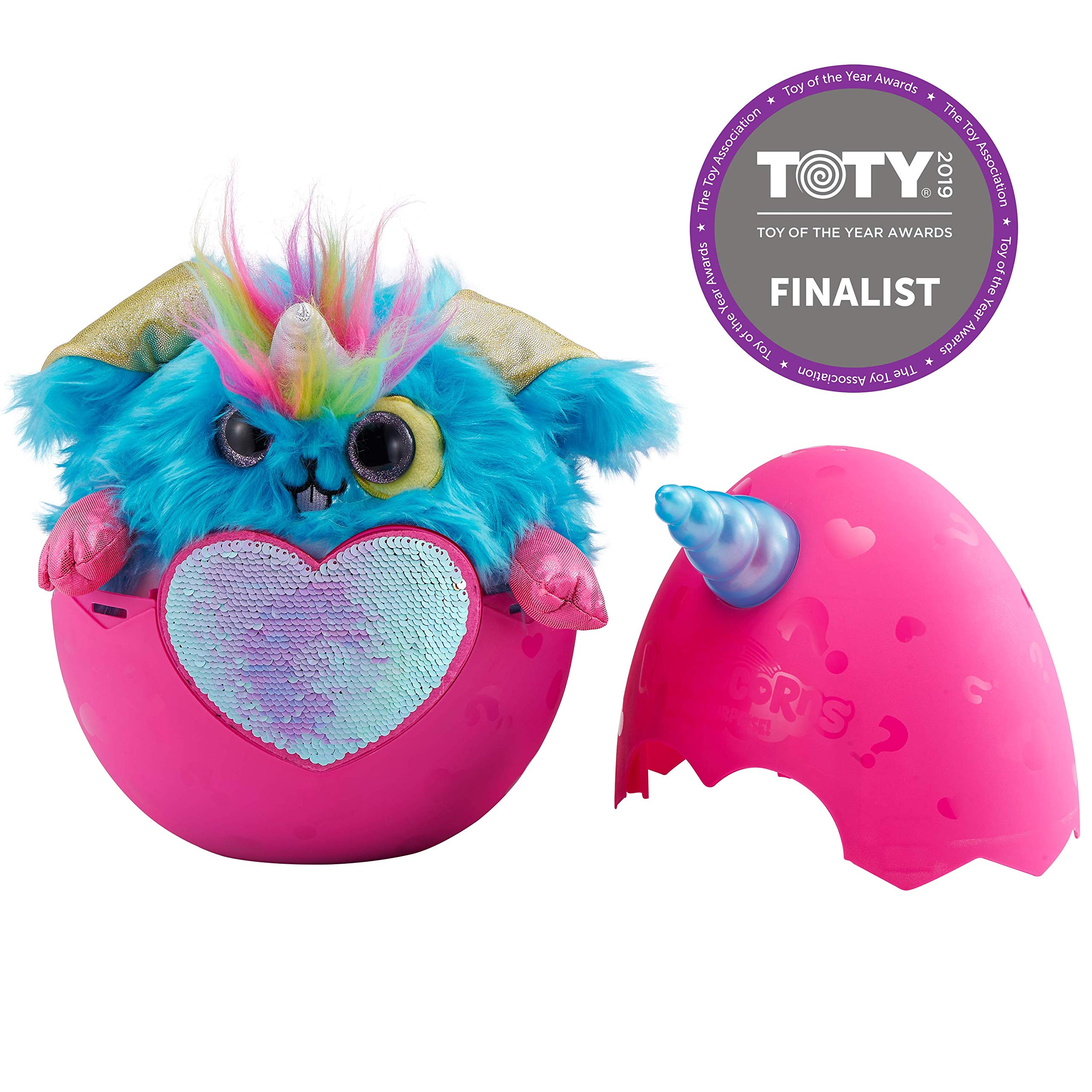 rainbocorns sequin surprise plush