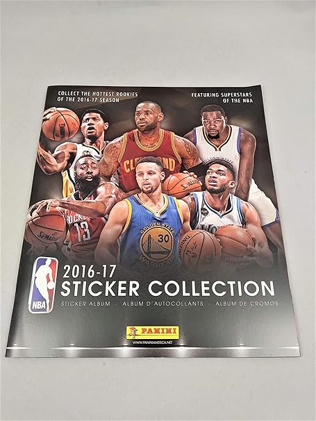 Amazon Com 16 17 Panini Nba Basketball 72 Page Sticker Album Everything Else