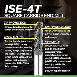 SPEED TIGER 7/16" Micrograin Carbide Square End