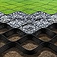 Tmovjxv 9.8x32.8ft 321 sq ft Gravel Ground Grid -2 Inch Thick Geo Grid Driveway Stabilization Grids - Driveway Grid System for Garden Landscaping Parking Lots Slope Driveways Slope