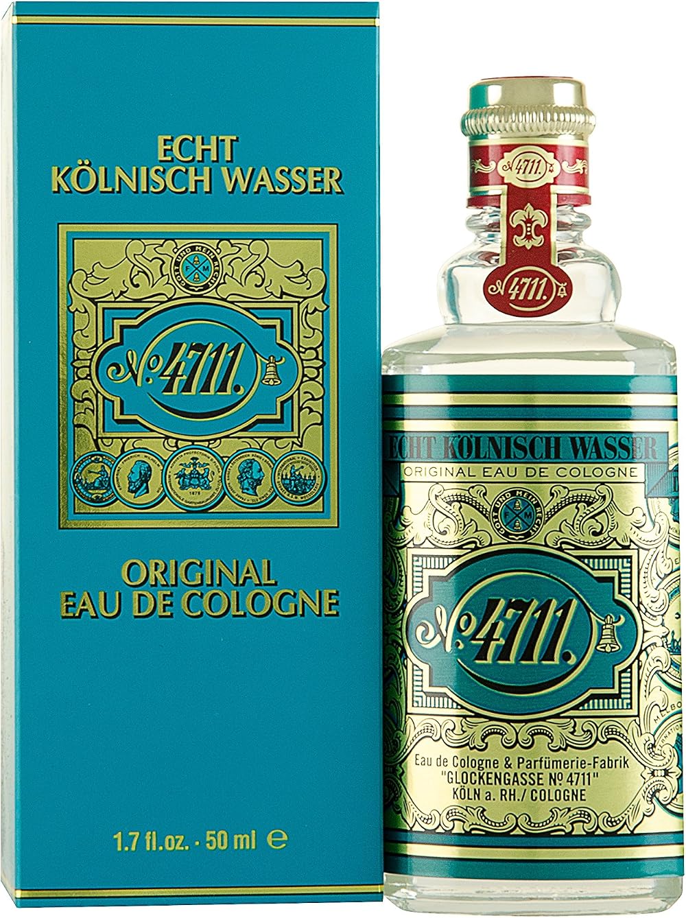 4711 Original Eau de Cologne Splash 50ml for Him Her Citrus Aromatic by Muelhens