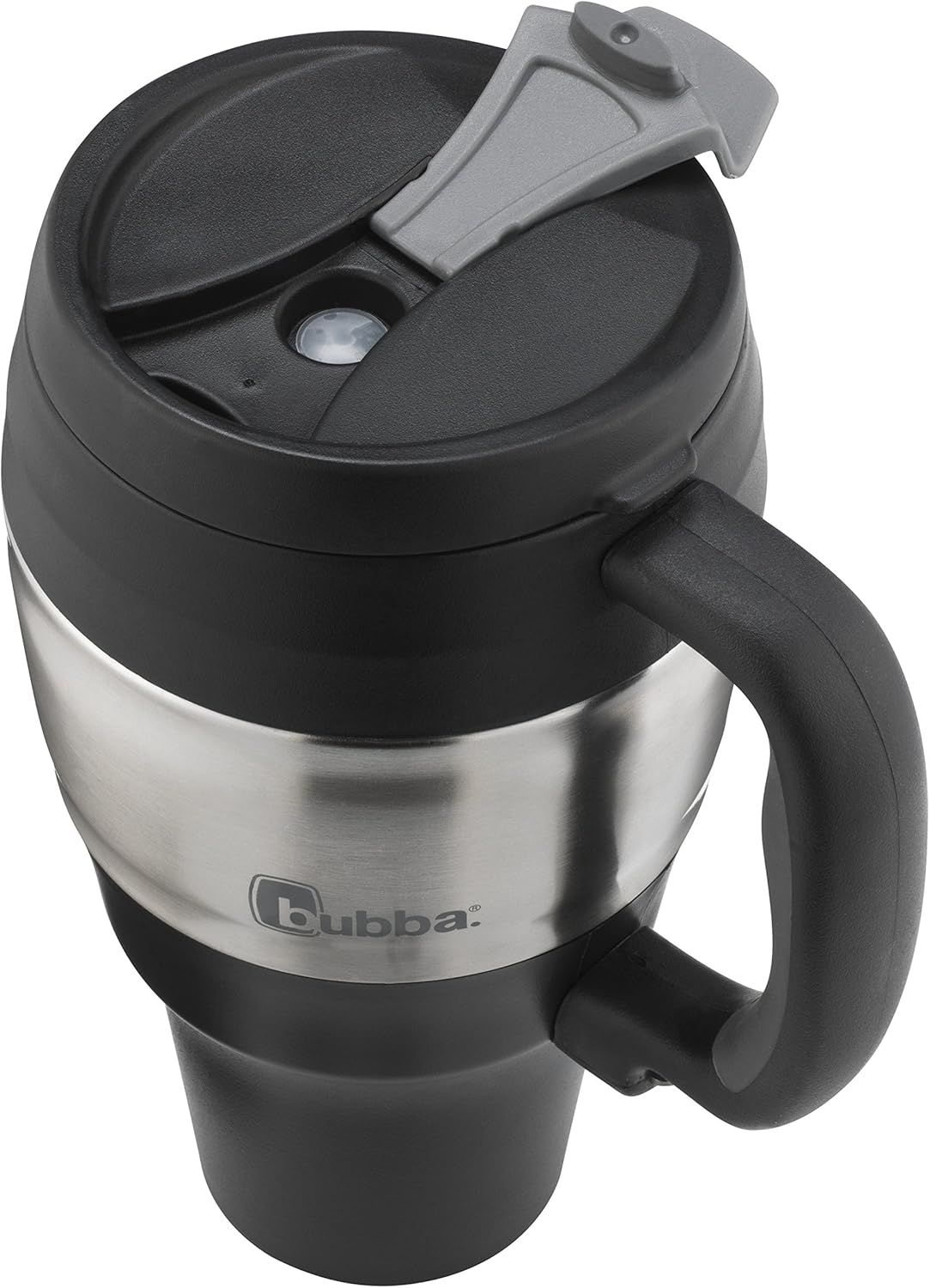 Amazon Com Bubba Classic Insulated Travel Mug With Handle 34 Oz Black Kitchen Dining