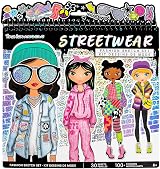 Fashion Angels Basic Fun Streetwear Sketch Portfolio with 30 Sheets 4 Stencils view 5