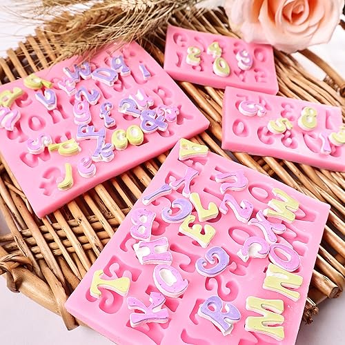 Cake Decorating Letter Silicone Moulds Funky Groovy Letter Letters