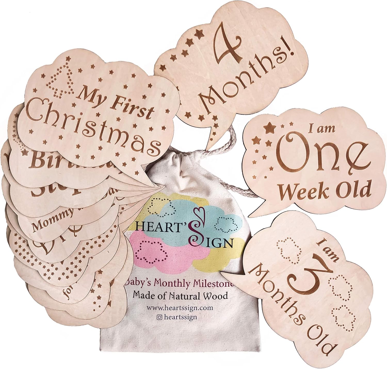 baby milestone cards amazon