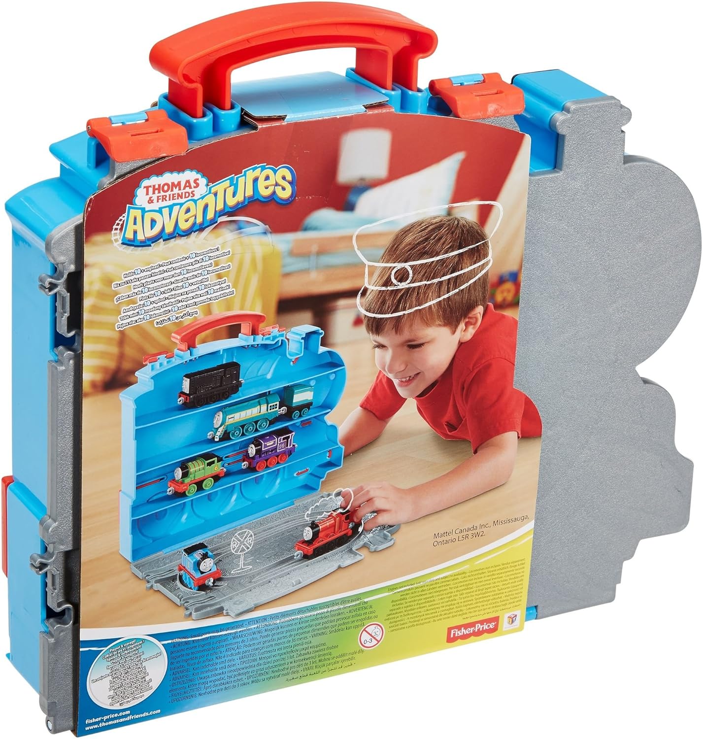 thomas & friends take n play train carry case travel on the go playbox