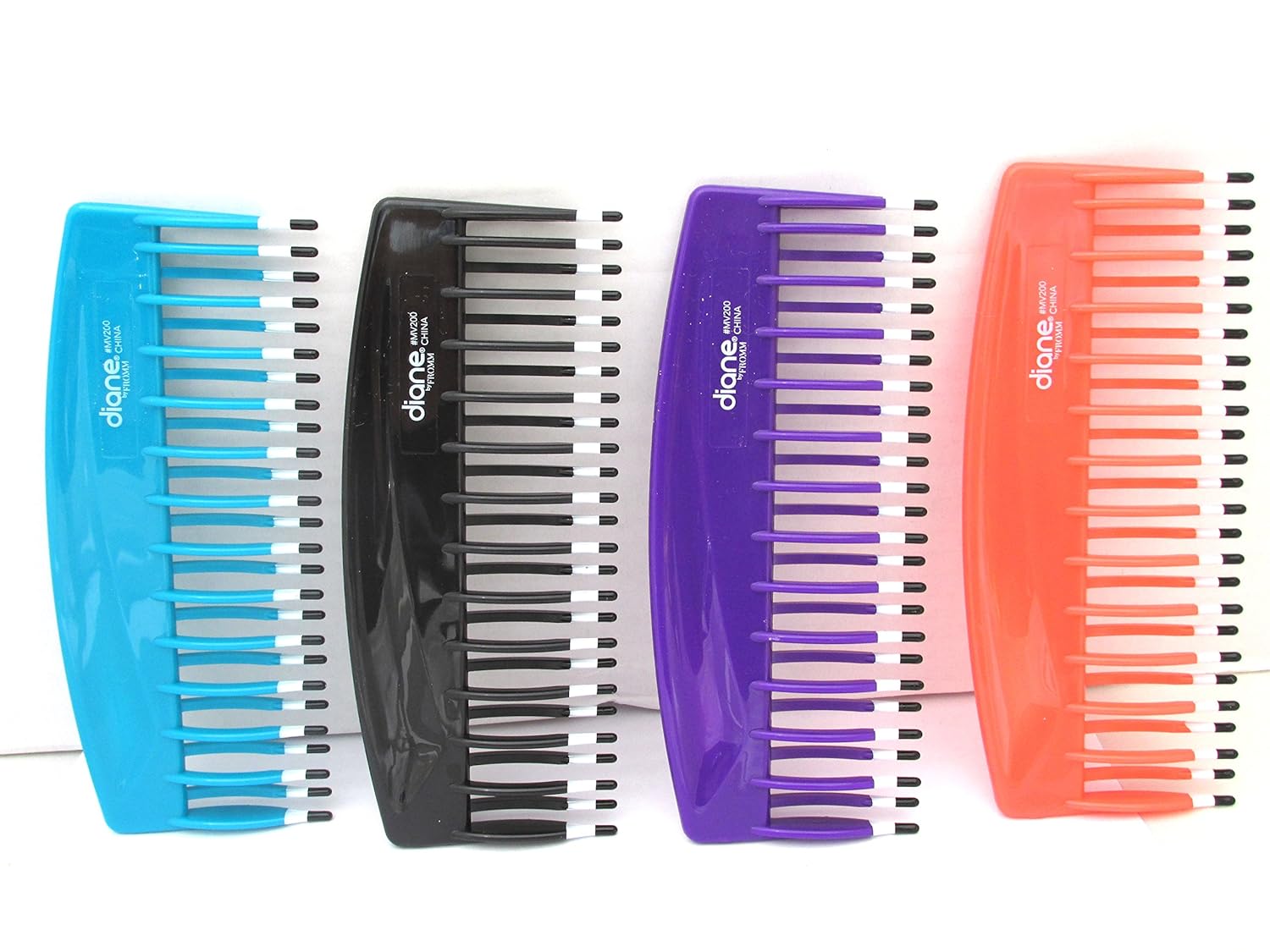 Mebco Double Dip Volume Detangler Comb V200 Purple 4