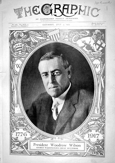 Amazon Co Jp 1917 年のウッドロウ ウィルソンアメリカ肖像画の大統領の死ぬ戦争 Joffre Home Kitchen