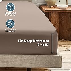 Bare Home 2-Pack Fitted Bottom Sheets Twin XL