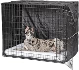 MidWest Homes for Pets XXL Dog Crate Cover Black Polyester 137cm Crates view 5