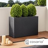 CASARIA Large Tall Rattan Flower Pot Planter with 3 Inner Pots 83x30.5x60 cm view 6