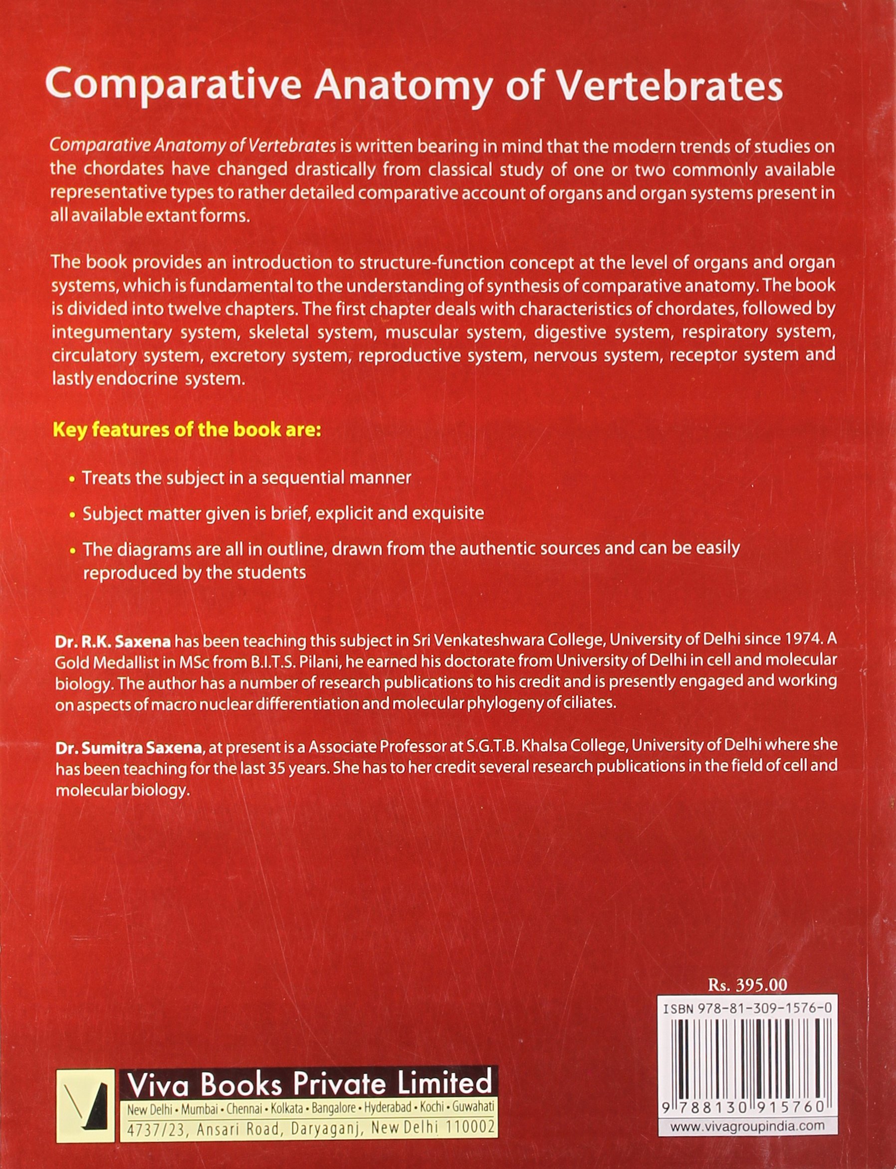 Buy Comparative Anatomy Of Vertebrates Book Online At Low Prices In India Comparative Anatomy Of Vertebrates Reviews Ratings Amazon In