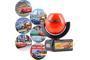 Projectables Pixar Cars LED Kids Night Light, Plug-In, Projector, Dusk-to-Dawn, Lightning McQueen, Galaxy Light, Hallway, Bedroom, Nursery, Playroom, Gaming Room, 11740