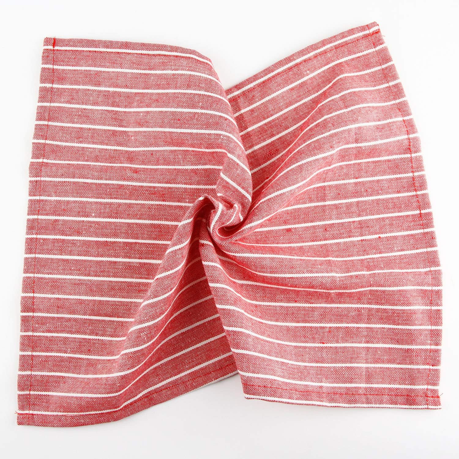 SMARTitns Cotton Dinner Napkins Cloth Kitchen Table Linens Multi-Colors,Durable - Ideal for Events & Regular Home Use - 6 Pack (12” x16”): Home & Kitchen