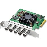 Blackmagic Design DeckLink Duo 2 PCIe Capture and Playback Card, Up to 1080p60, 4 Channel 3G-SDI (BDLKDUO2)