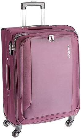 PRONTO Space + Polyester 67 cms Purple Soft Sided Suitcase (6505 - PP)