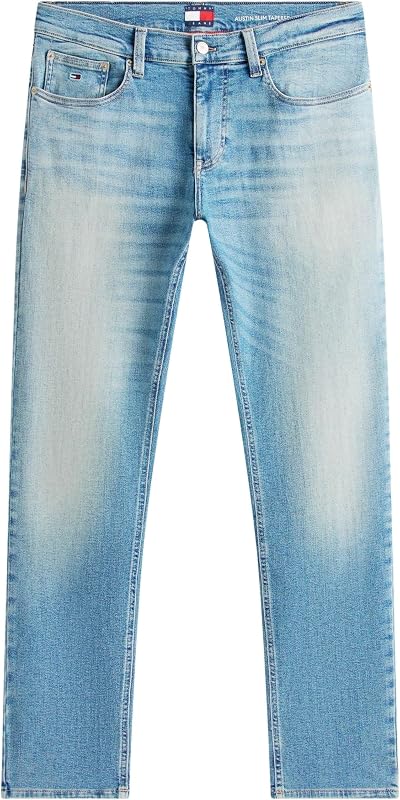 Herren Jeans Hose Austin Slim Tapered Fit, Blau (Denim Medium), 30W/32L