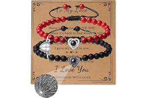 XIANNVXI Couples Bracelets His And Her Matching Bracelets For Couples 100 Languages I Love You Gifts Bracelets Jewelry