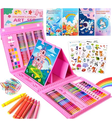 Amazon.com : Cra-Z-Art 80 Piece Art Set : Childrens Art Supply