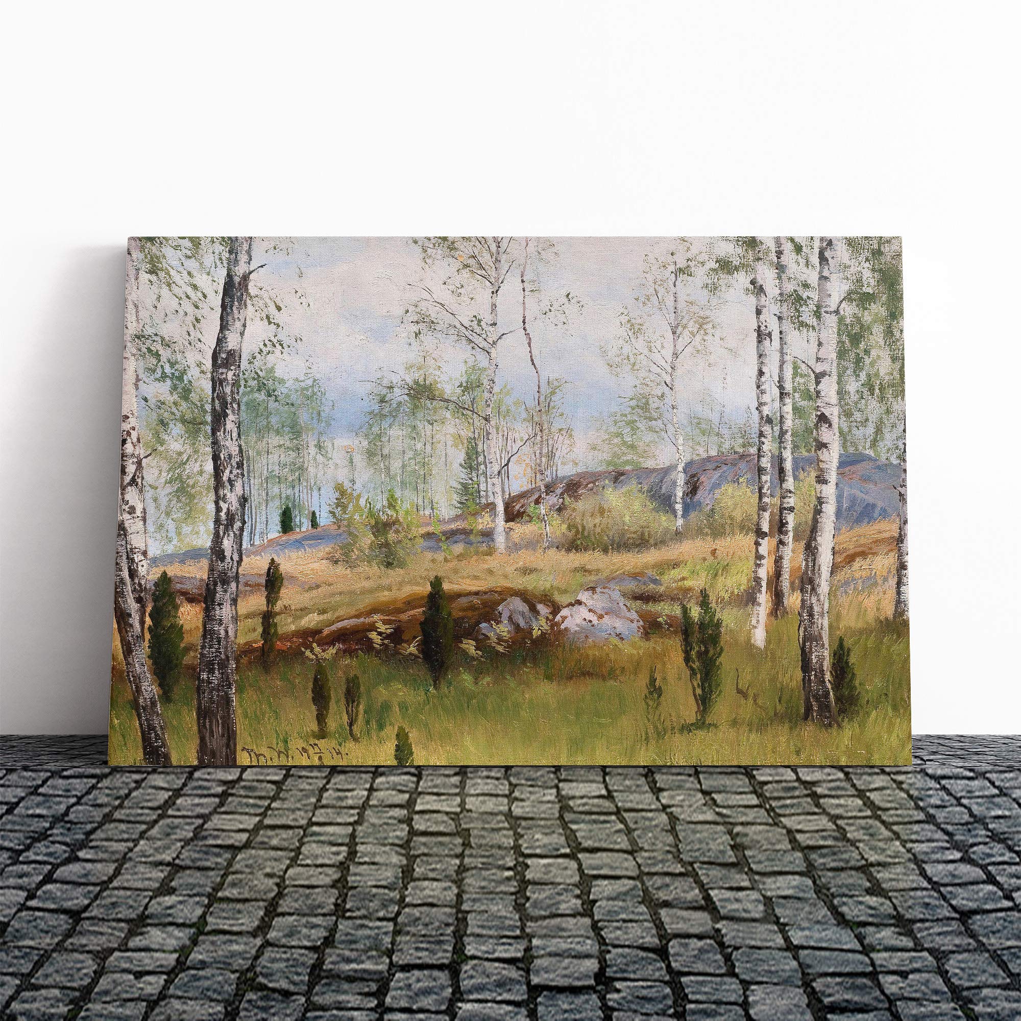 Victor Westerholm Landscape Vol.4 Canvas Print | Gallery Wrapped 30mm Frame Wall Art | 20x14 inches | Ready to Hang | Modern Landscape Picture | Living Room Bedroom Lounge Office