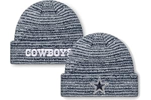 FOCO NFL Unisex-Adult Official Marled Cold Weather Cuffed Knit Beanie in Clear Holiday Ball Ornament