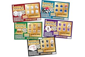 LAUGHING SMITH Fake Winning Scratcher Tickets for Casino Theme Party Gags and Games