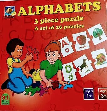 Alphabets 3 Piece Puzzle
