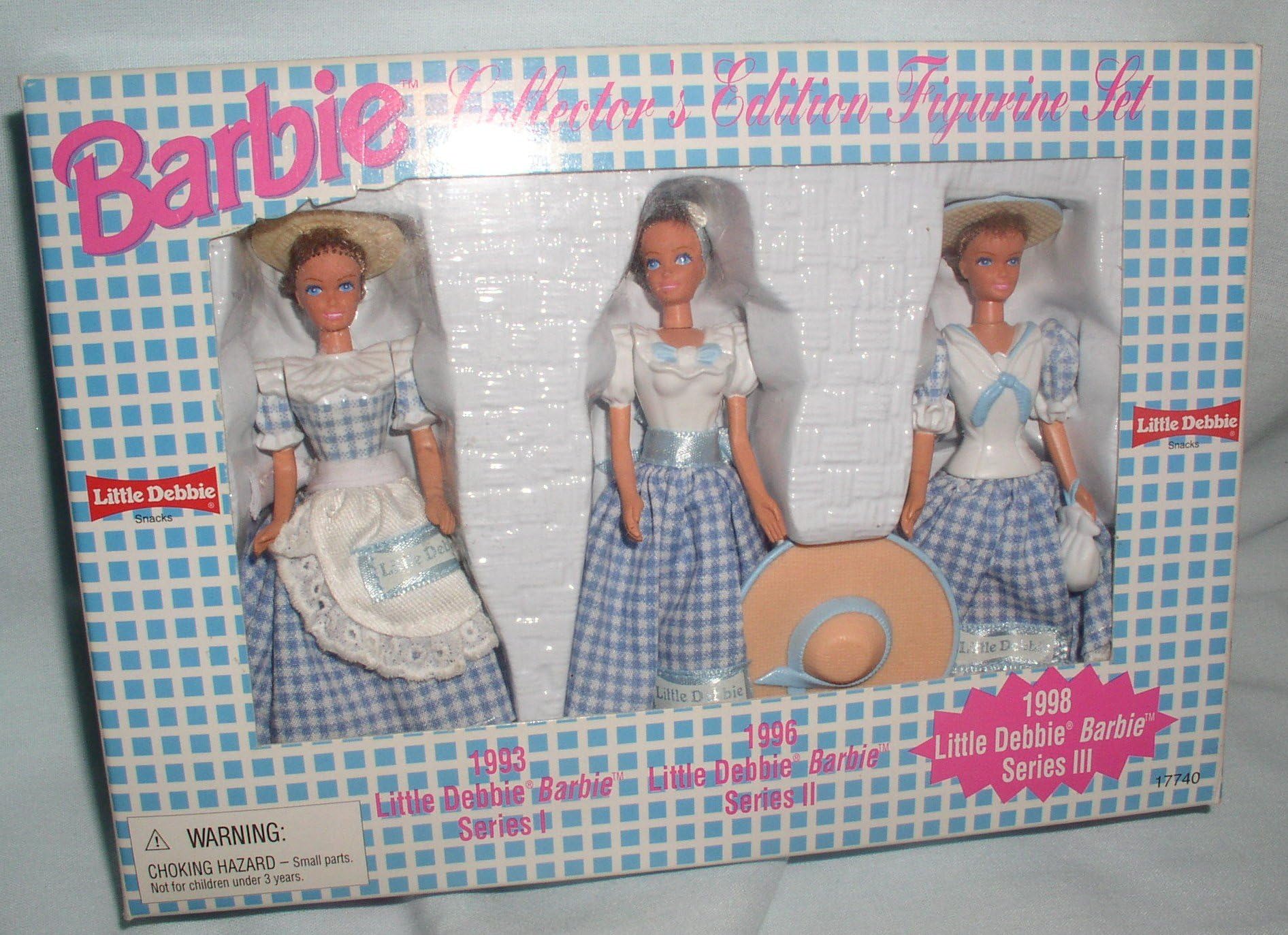LITTLE DEBBIE COLLECTOR EDITION BARBIE FIGURINE SET SERIES I,II &III by Barbie
