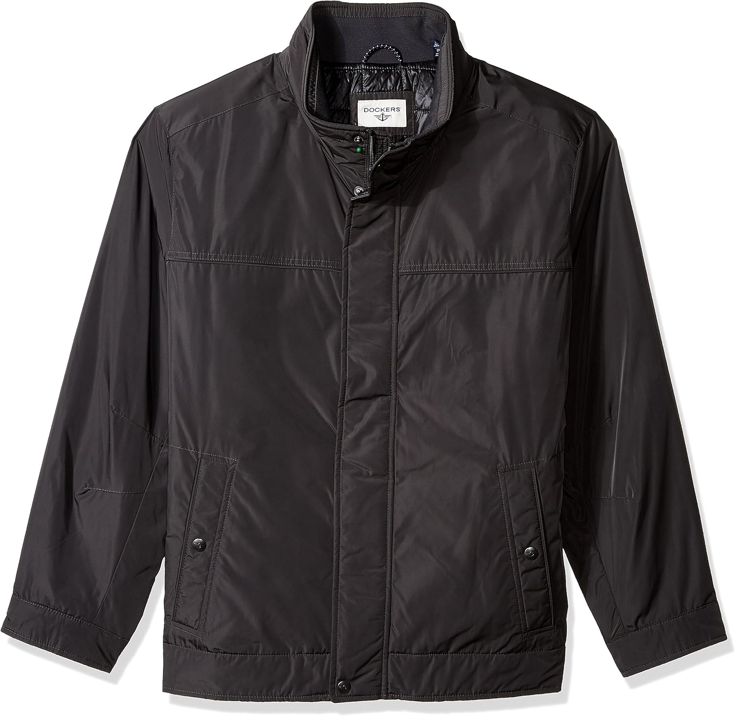 Dockers Men's Sawyer Performance Bomber Jacket, Charcoal, 3X Big at