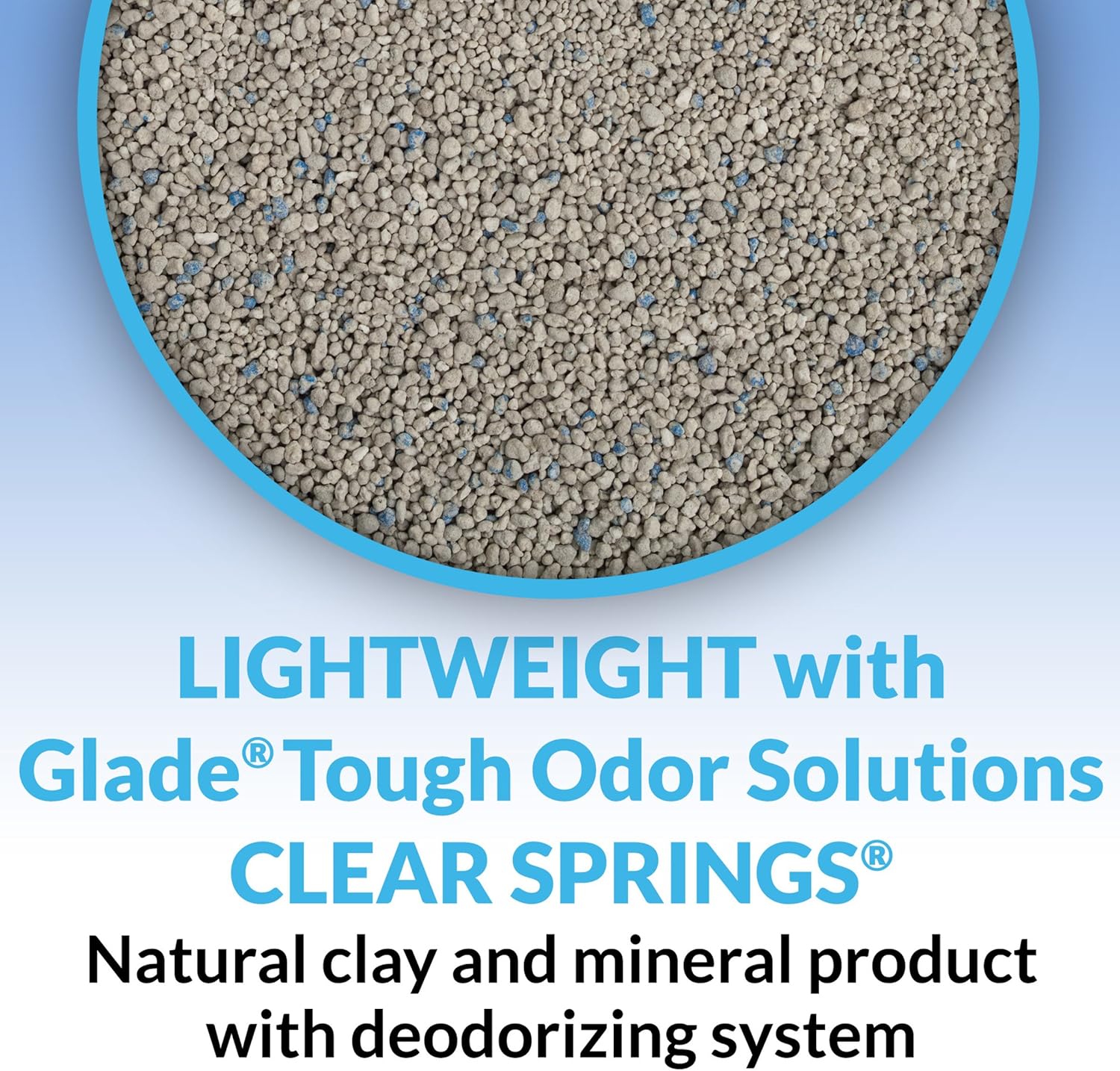 Purina Tidy Cats Light Weight, Low Dust, Clumping Cat Litter, LightWeight Glade Clear Springs Multi Cat Litter - 17 lb. Box : Pet Supplies