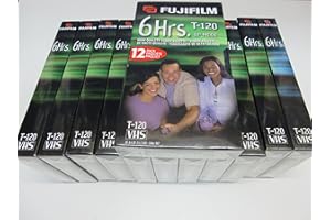FUJI ENVIROMAX Fuji HQ T-120 Recordable VHS Cassette Tapes ( 12 pack ) (Discontinued by Manufacturer)