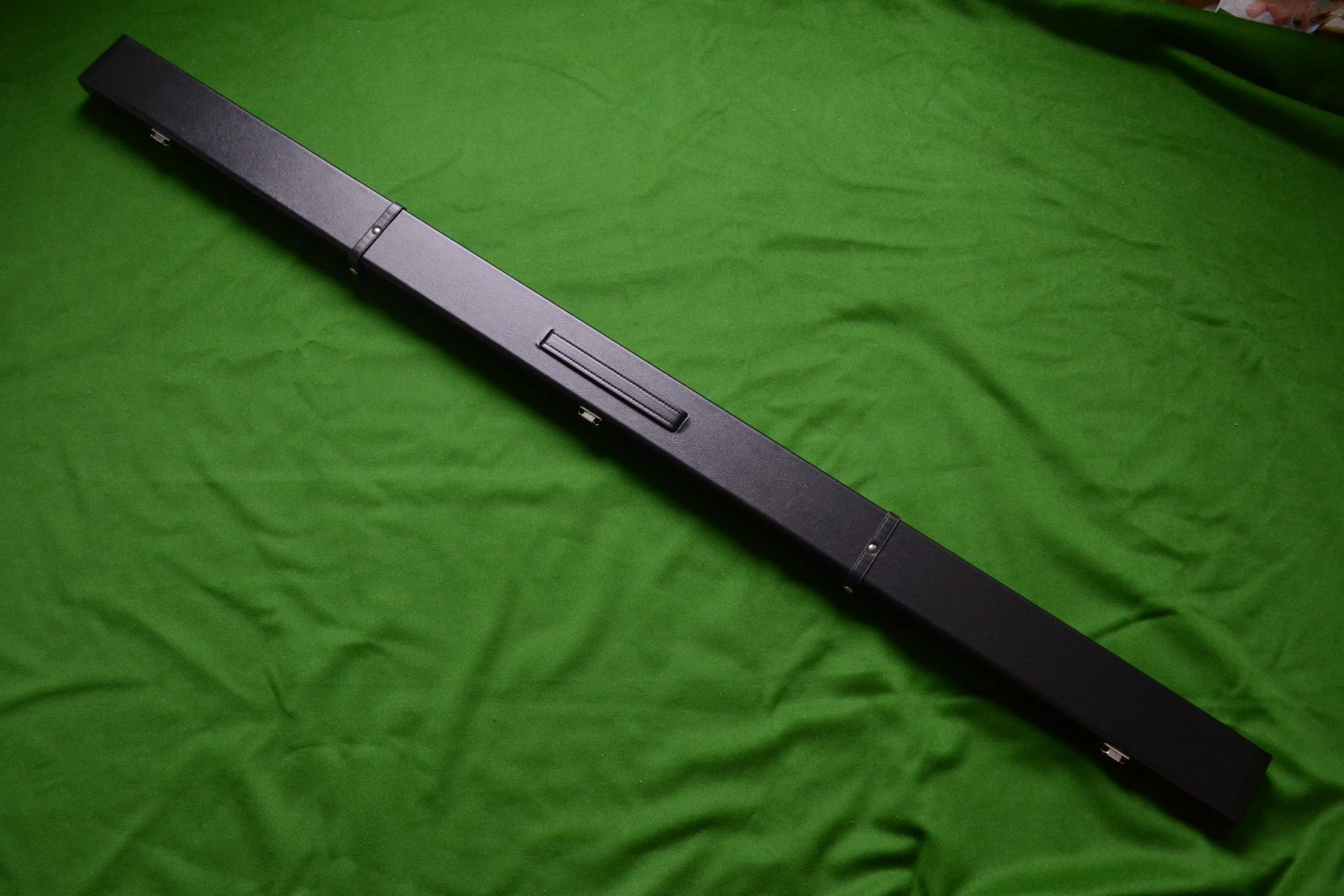 1 PIECE BLACK CLASSIC DELUXE DESIGN SNOOKER CUE CASE HOLDS 2 CUES