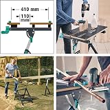 wolfcraft MASTER 650 ERGO Clamping Working Table 6870000 Height Adj Workbench EU view 2