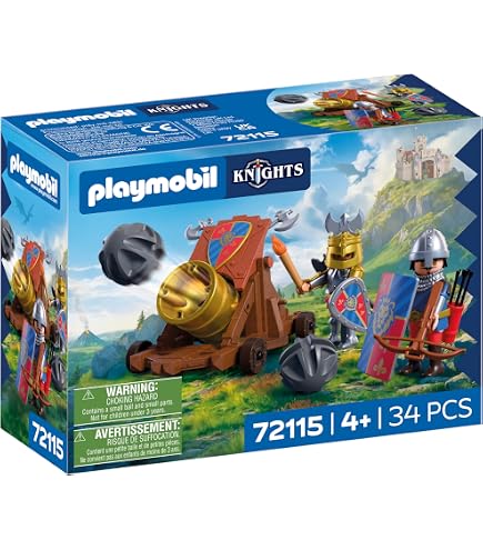 Amazon.com: PLAYMOBIL Special Plus 71482 Warrior with Wolf from 4