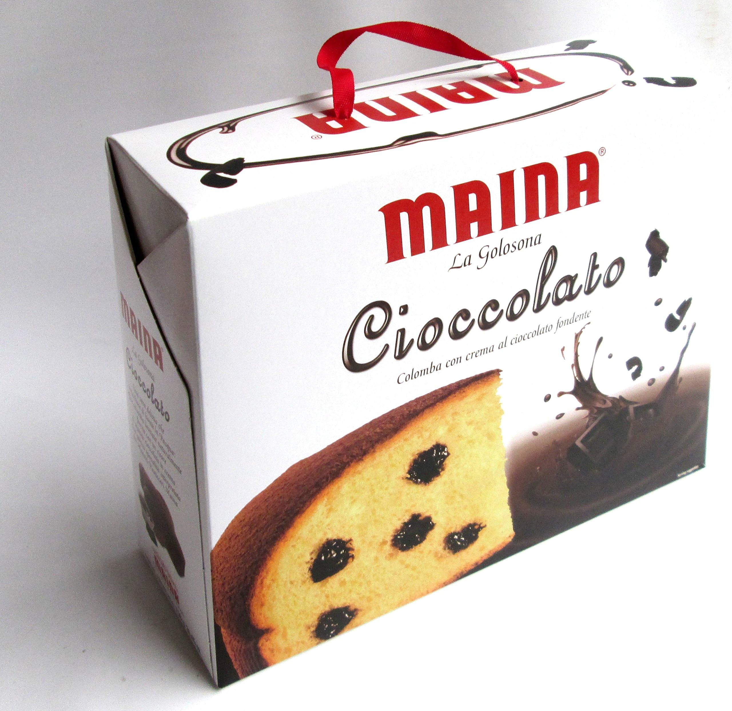 Maina: "La Golosona" Easter Dove with Dark Chocolate Cream 26.45 Ounces (750g) Package [ Italian Import ]