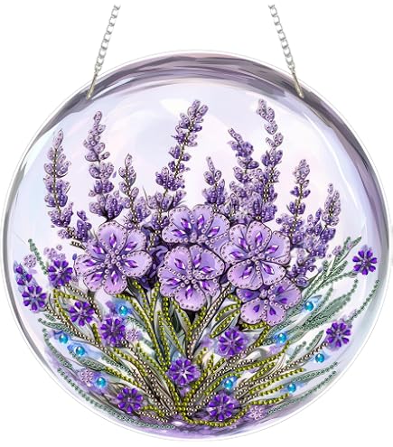 Aeepics Hanging Diamond Art Kit for Adult Mandala, DIY