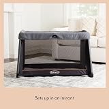 Graco FoldLite LX Travel Cot with Bassinet Midnight Fashion view 5