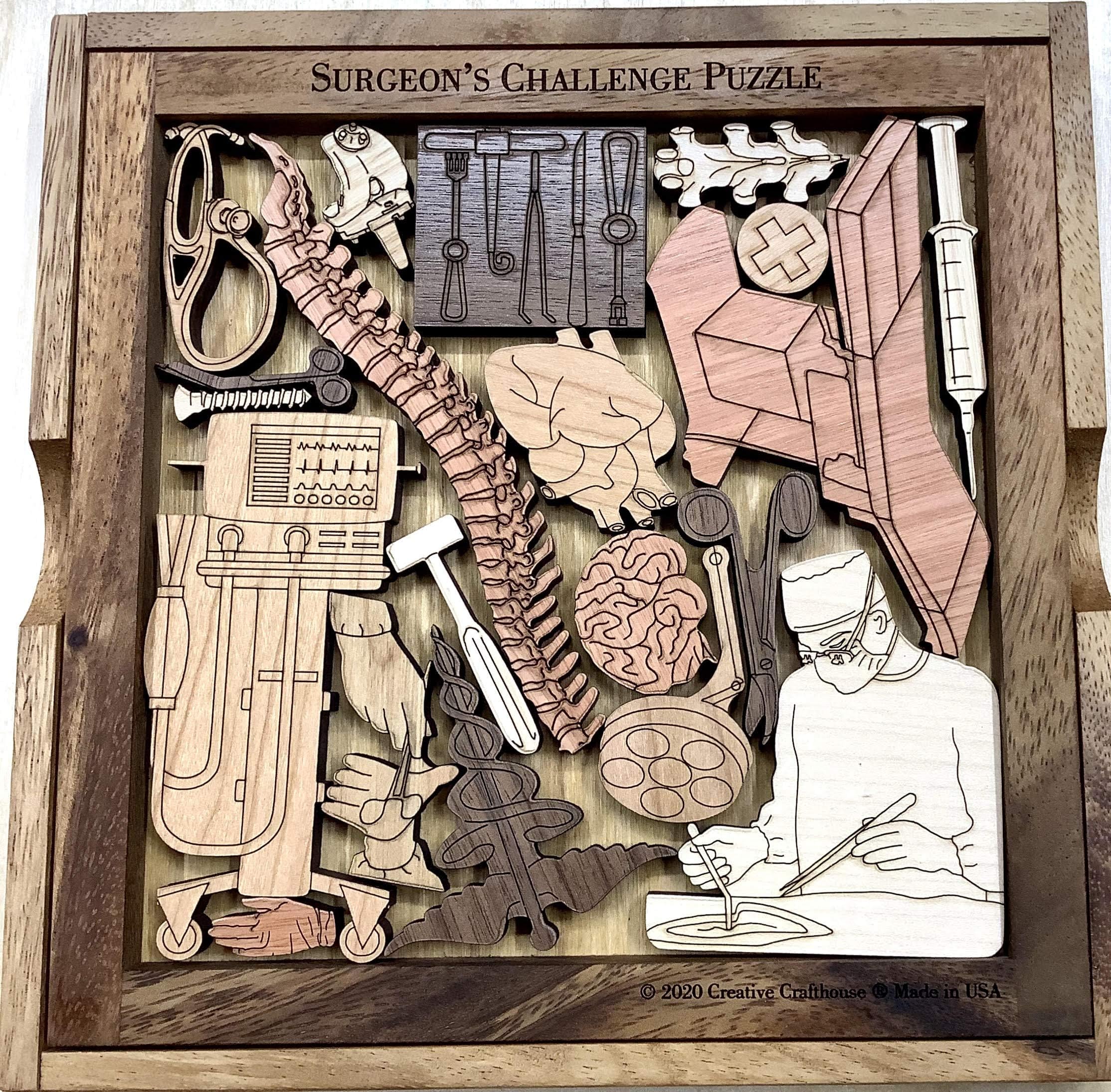 The Surgeon’s Challenge Puzzle - A Unique Way to Say Thank You - Can Be Personalized